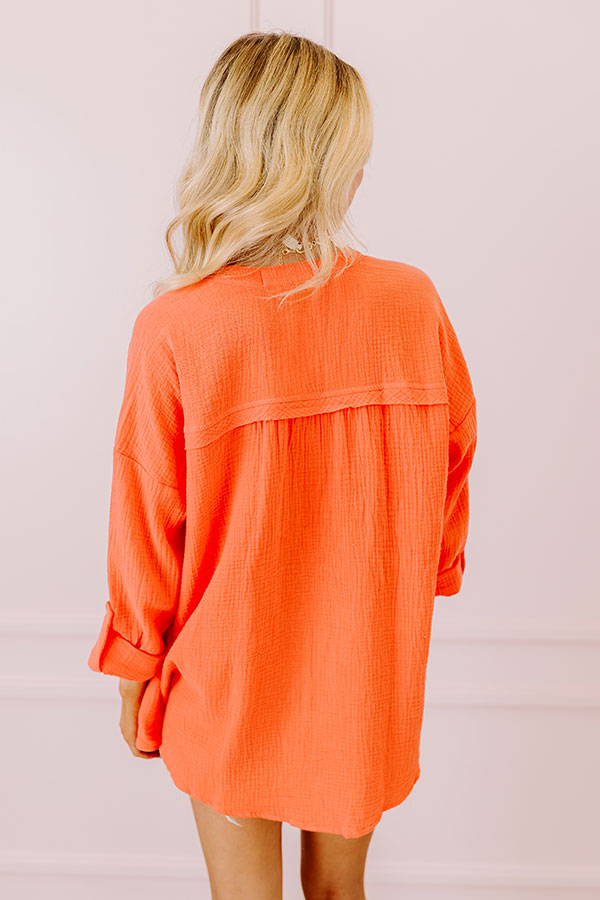 Premium Coral Tunic: Ultimate Weekend Style