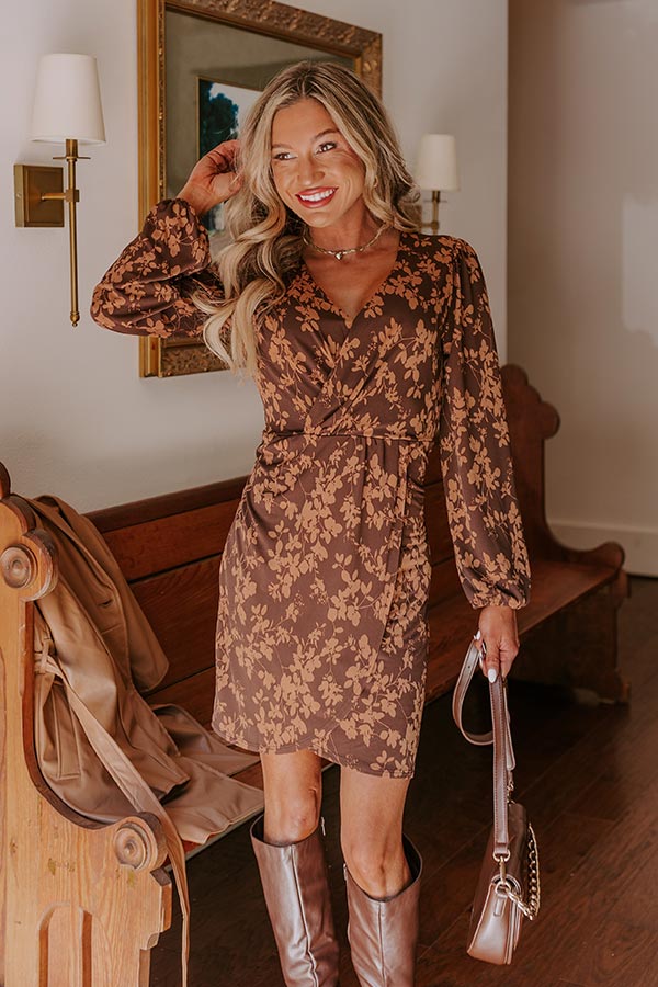 Ultimate Maple Dreams Floral Mini Dress