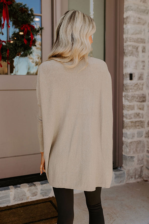 Premium Taupe Cozy Sweater - Ultimate Comfort & Style