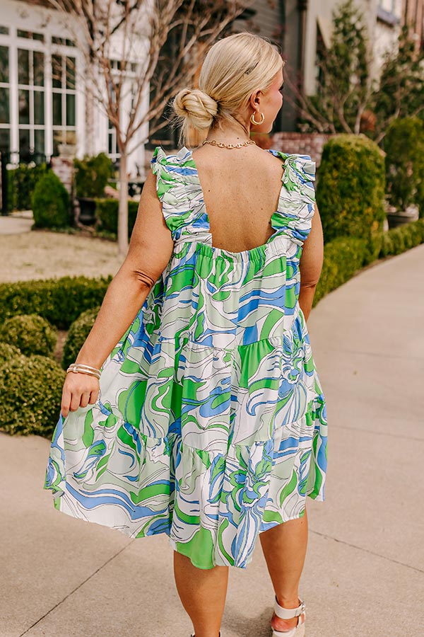 Premium Kelly Green Mini Dress – Ultimate Summer Style