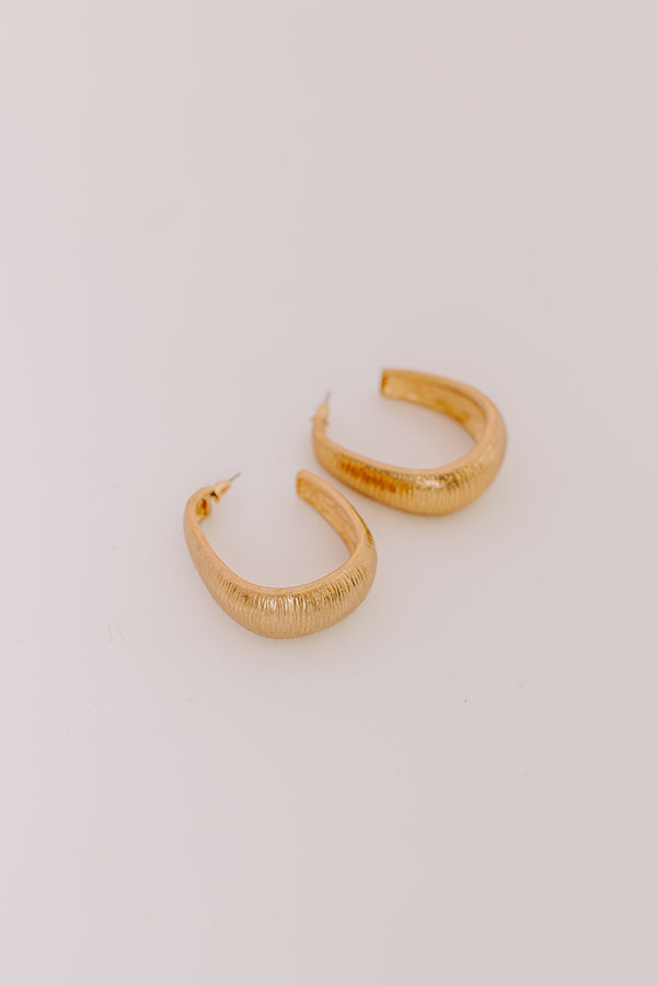 Ultimate Luxury Hoop Earrings - Trendy Gold Statement Piece