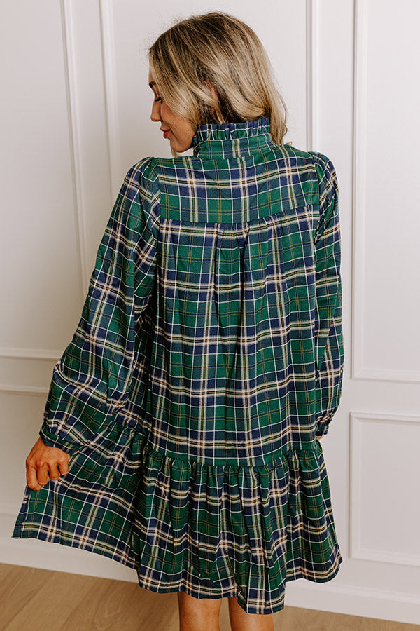 Ultimate Apple Picking Plaid Mini Dress - Premium Style & Comfort