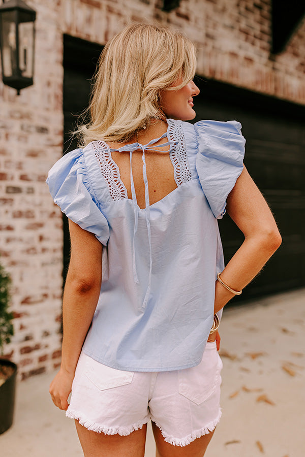 Premium Periwinkle Shift Top - Ultimate Summer Style