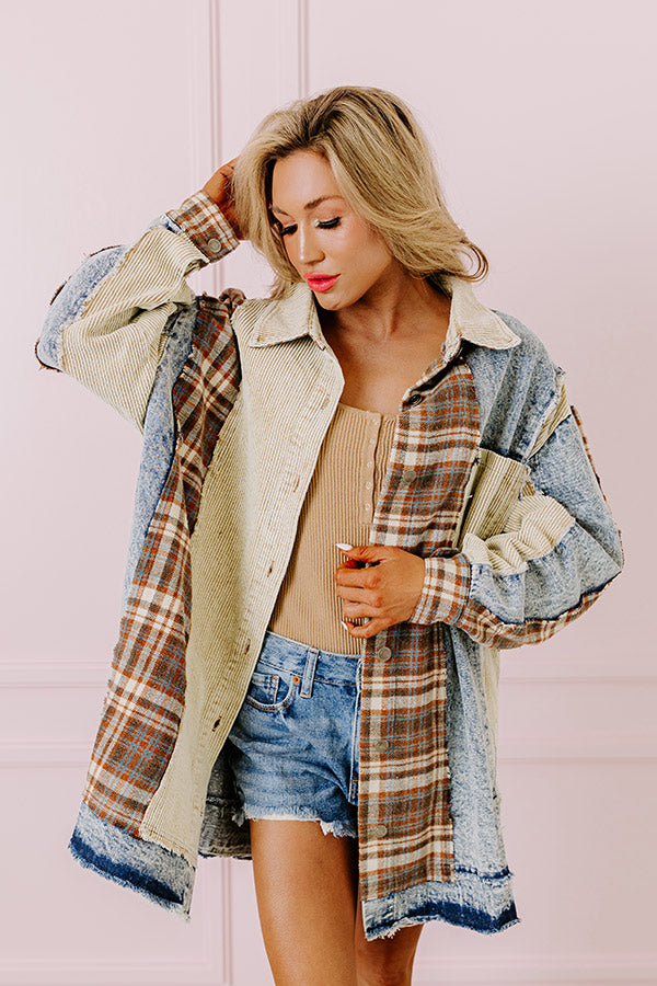 Premium Fall Plaid Jacket - Ultimate Layering Essential