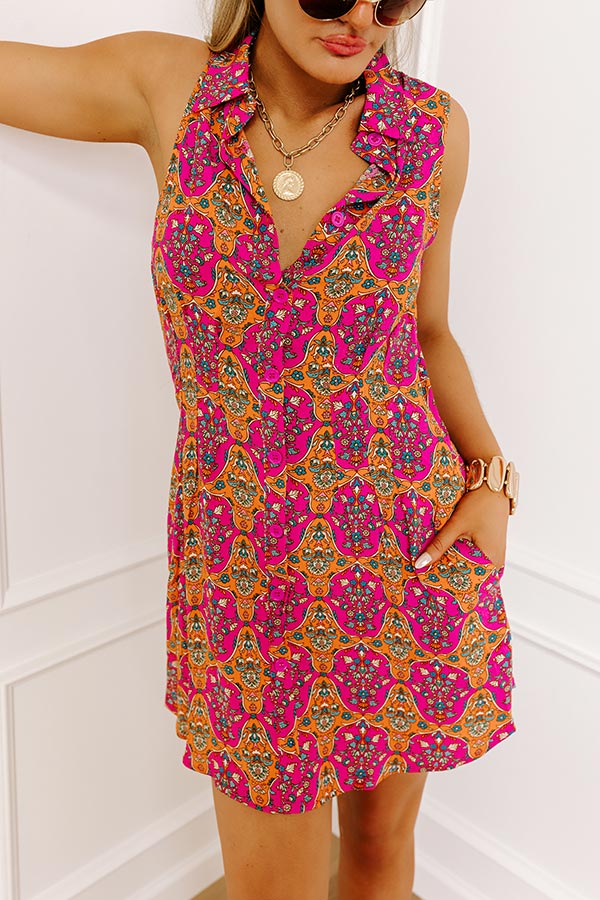 Premium Napa Valley Floral Mini Dress - Ultimate Summer Style