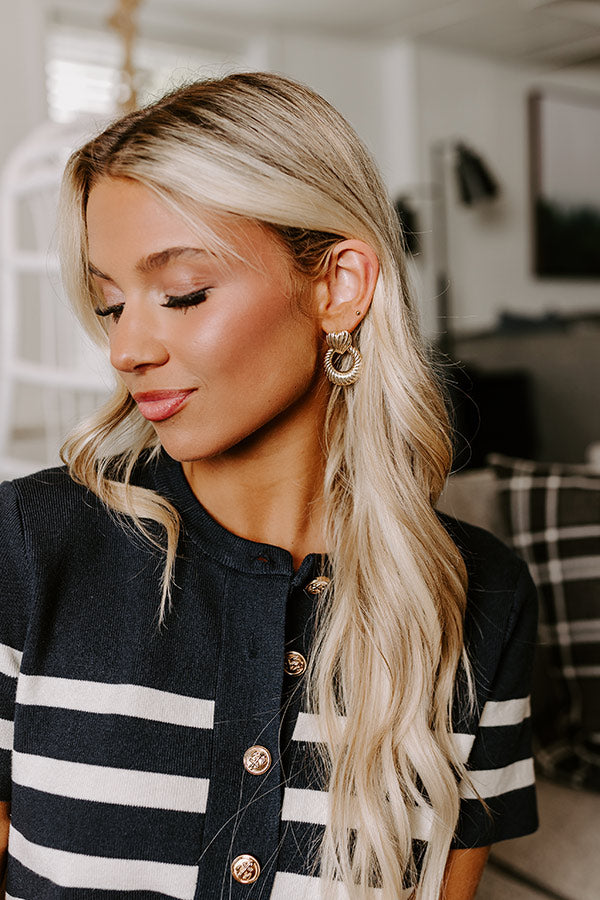 Ultimate Loving Glance Heart Hoop Earrings