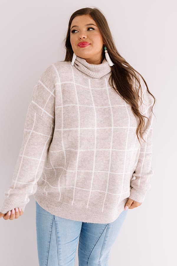 Premium Latte Love Sweater - Ultimate Comfort in Birch Curves
