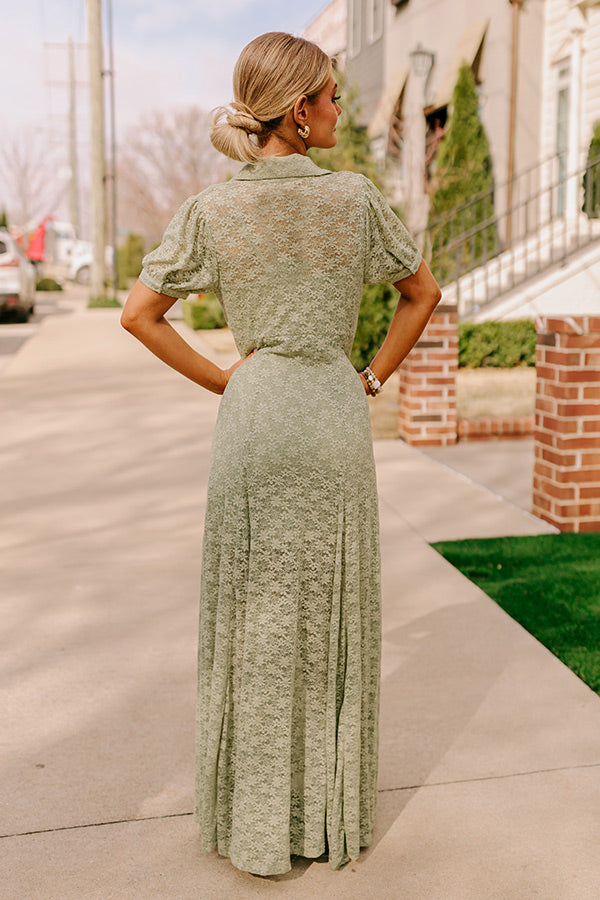 Premium Elegance Lace Maxi Dress