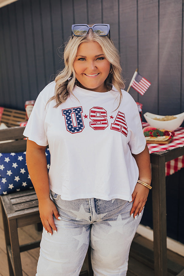 Premium USA Flag Graphic Tee - Ultimate Patriotic Style