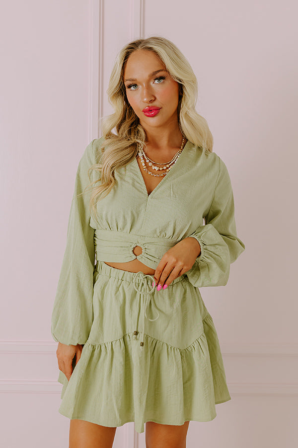 Premium Bellflower Crop Top - Ultimate Style Statement