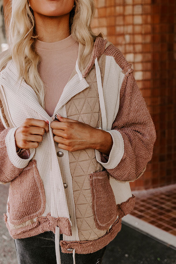 Ultimate Misty Starlight Knit Jacket - Premium Mocha Edition