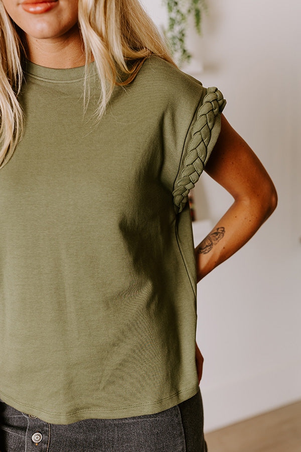 Premium Olive Casual Shift Top - Ultimate Style Upgrade