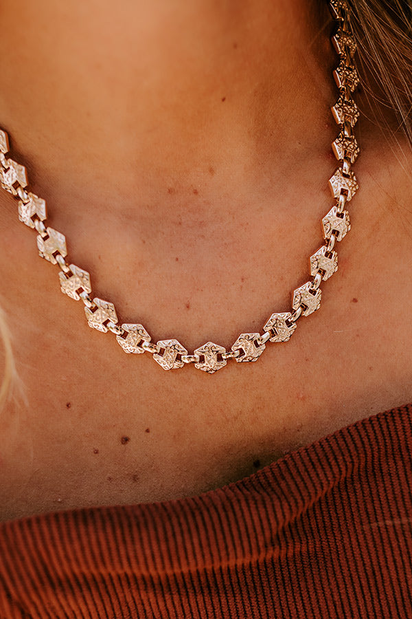 Premium Art Deco Hexagonal Necklace