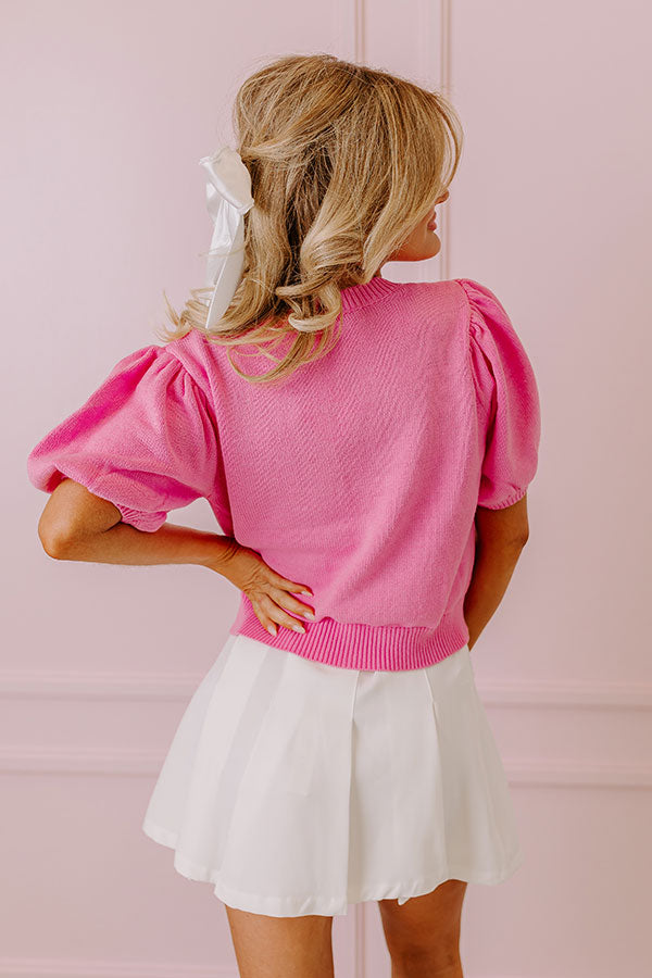 Ultimate Coquette Knit Sweater Top - Chic & Adorable