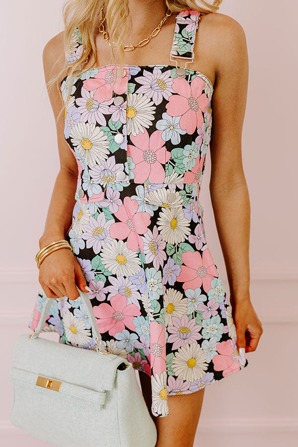 Ultimate Floral Denim Mini Dress - Trendsetter's Choice