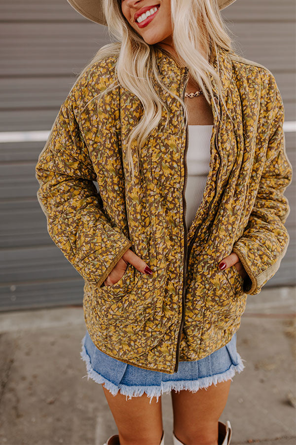 Premium Cabin Cutie Corduroy Jacket - Primrose Yellow