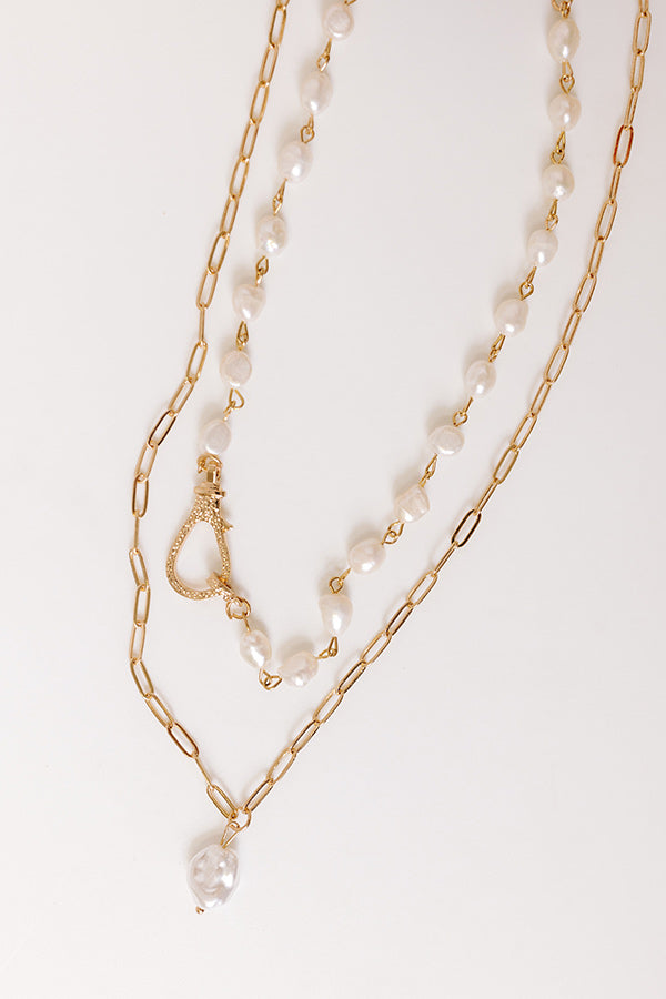 Premium Luxe Layered Pearl Necklace