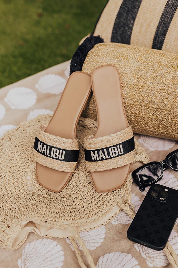 Premium Malibu Raffia Woven Sandals - Ultimate Comfort & Style