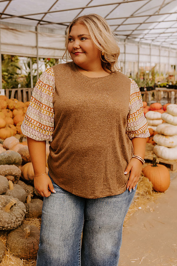 Premium Autumn Bliss Knit Top