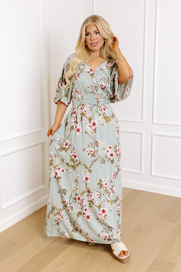 Ultimate Floral Maxi Dress - Premium Curve Fit