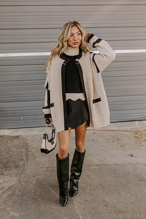 Ultimate Happy Hour Knit Sweater Top - Chic & Trendy