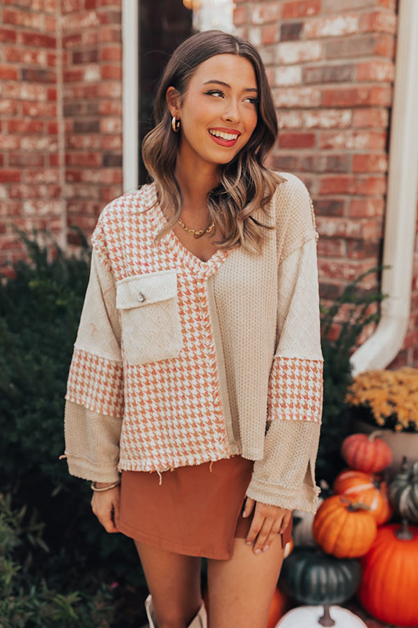 Premium Pumpkin Patch Color Block Sweater - Ultimate Fall Style