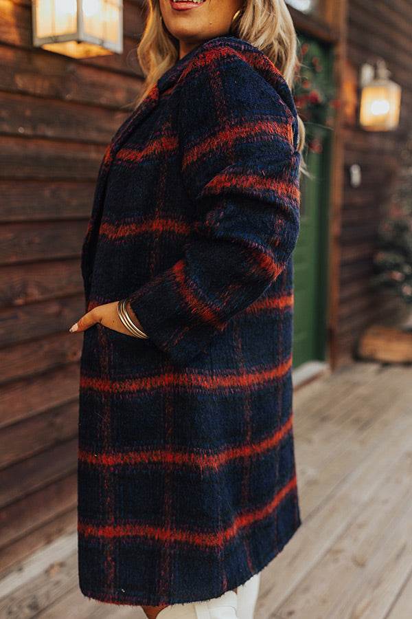 Premium Fall Frenzy Plaid Coat - Ultimate Comfort & Style