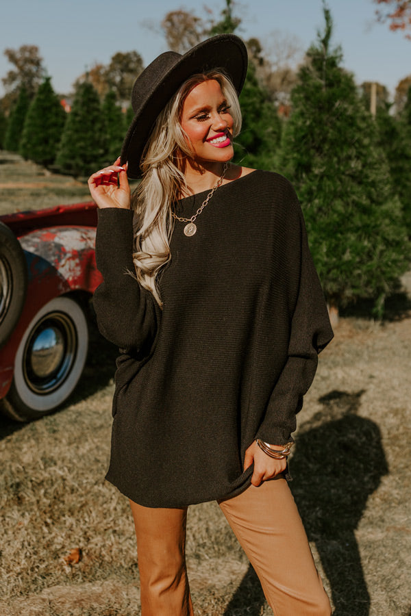 Ultimate Caffeine Crush Sweater - Black