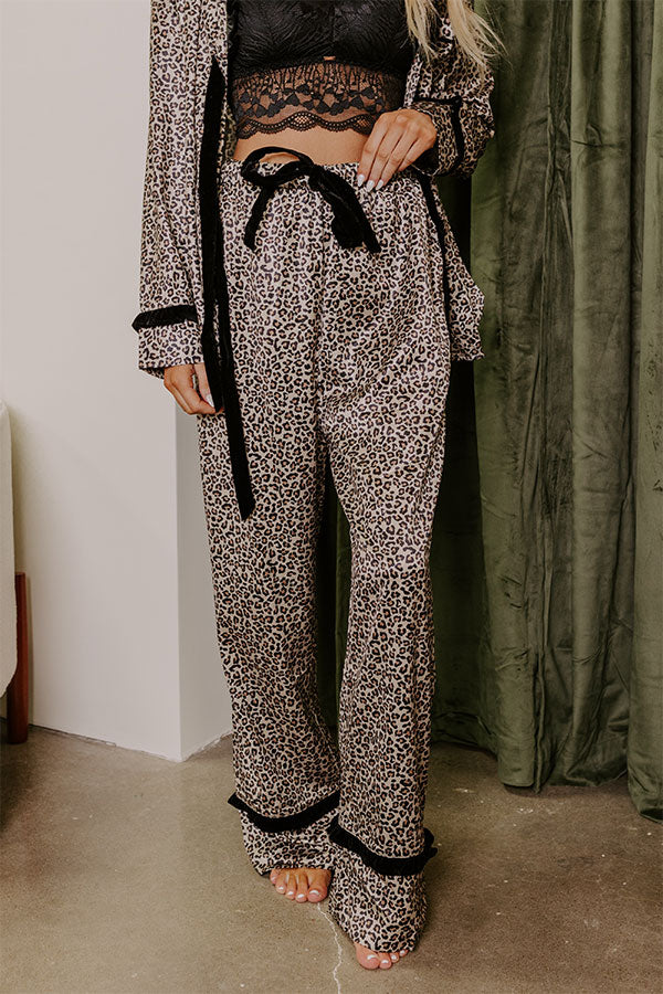 Premium Falling In Love Satin Pajama Pants - Ultimate Comfort