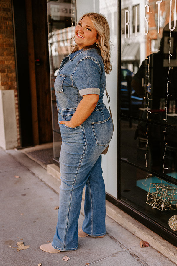 Premium Judy Blue Lyla Denim Jumpsuit for Curves - Ultimate Style Upgrade