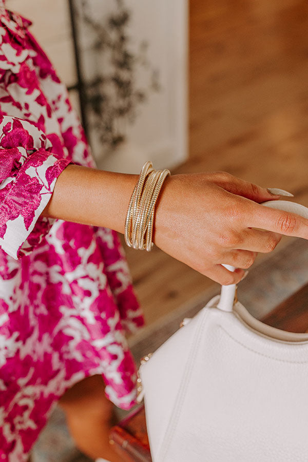 Ultimate Gold Metropolitan Muse Wrap Bracelet
