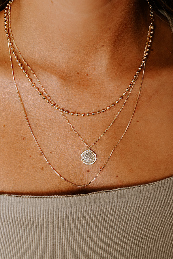 Premium Sweet Surprise Layered Necklace - Ultimate Shimmer Accessory