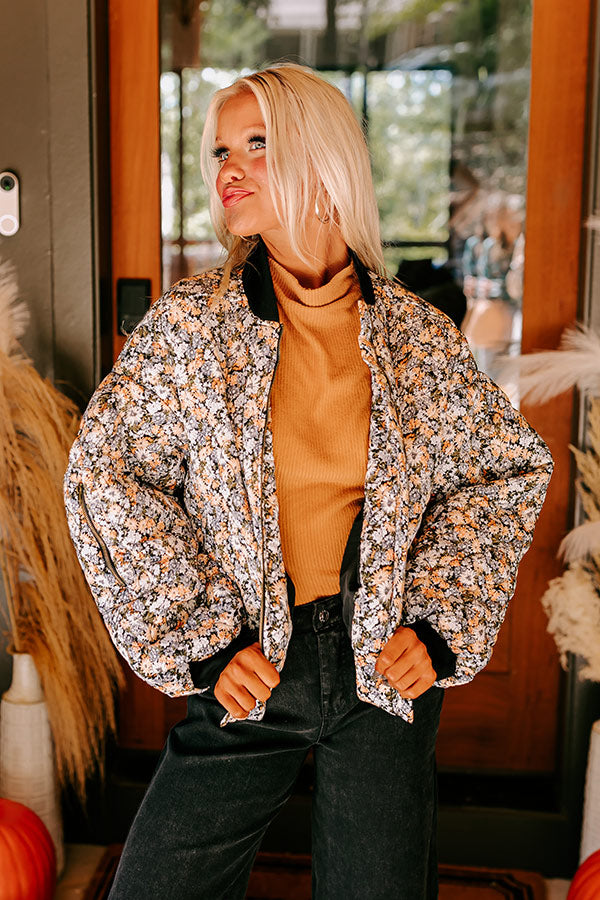 Premium Wildflower Dreams Bomber Jacket - Ultimate Comfort & Style