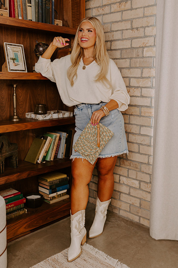 Premium Cream Curves Shift Top - Ultimate Casual Style