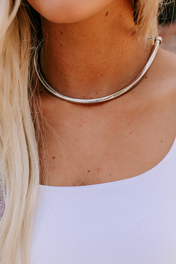 Premium Silver Chic Necklace - Vintage Spring Design