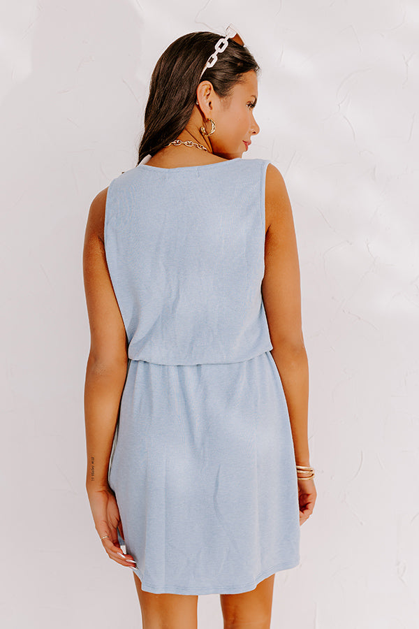 Ultimate Ivy League Style Dress in Airy Blue - Summer Essential