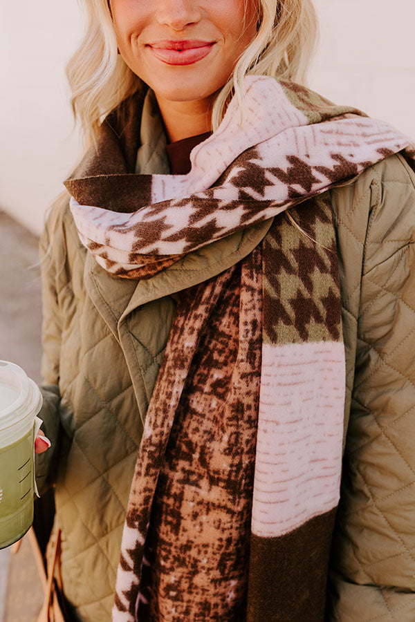 Premium Falls First Chill Scarf in Martini Olive - Ultimate Winter Style