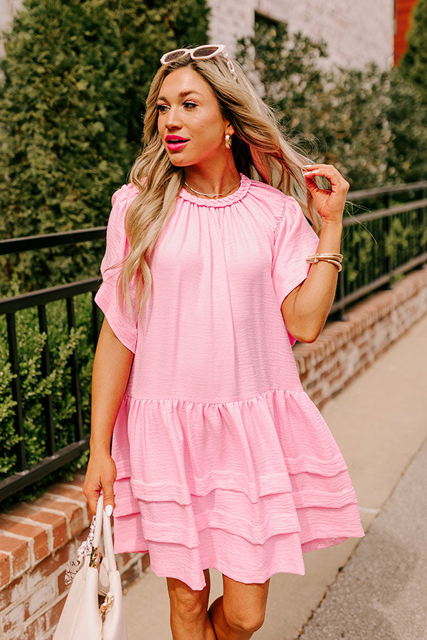 Ultimate Southern Sweetheart Shift Dress in Pink - Premium Comfort & Style