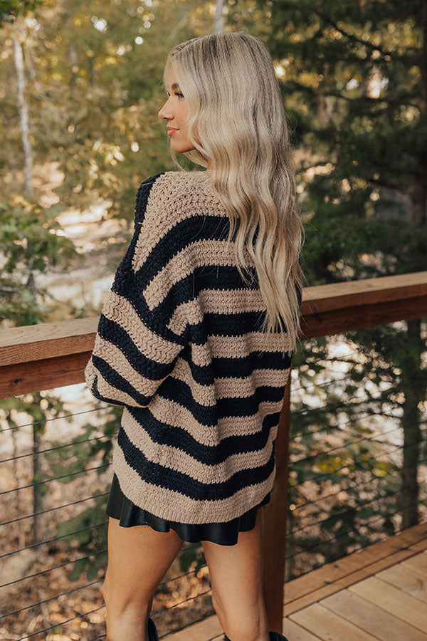 Ultimate Snuggle Weather Knit Sweater - Premium Striped Style