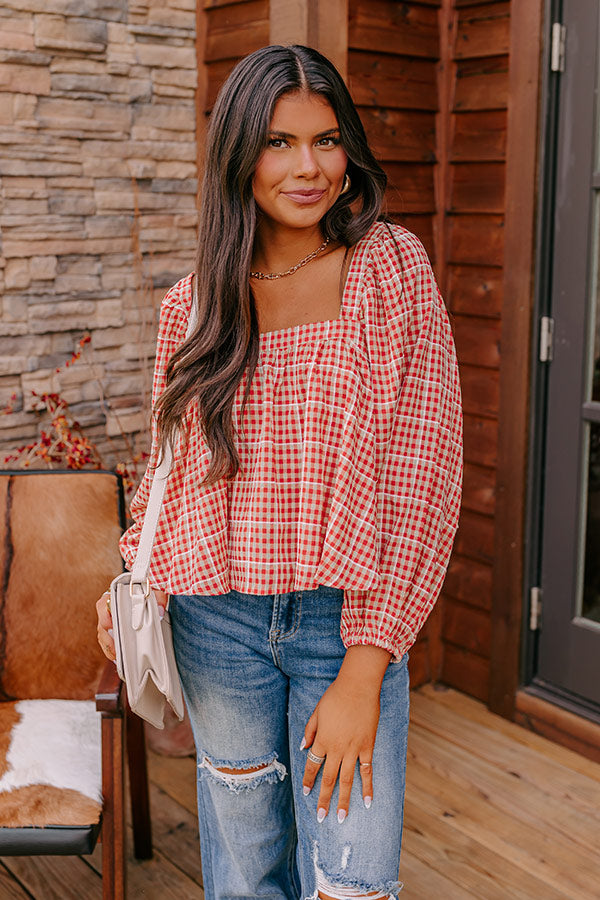 Ultimate Chic Gingham Blouse: Effortless Style & Comfort