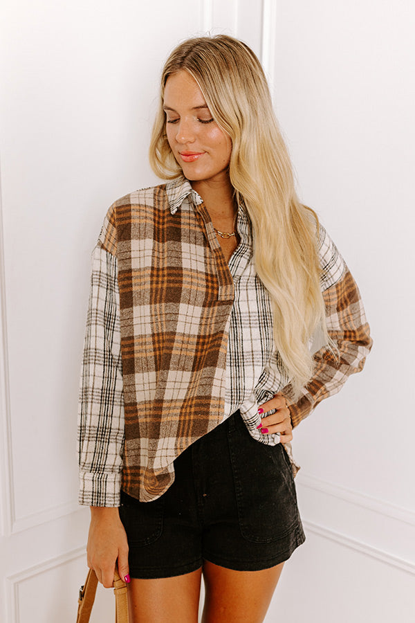 Premium Seasonal Snuggles Flannel Top - Ultimate Autumn Essential