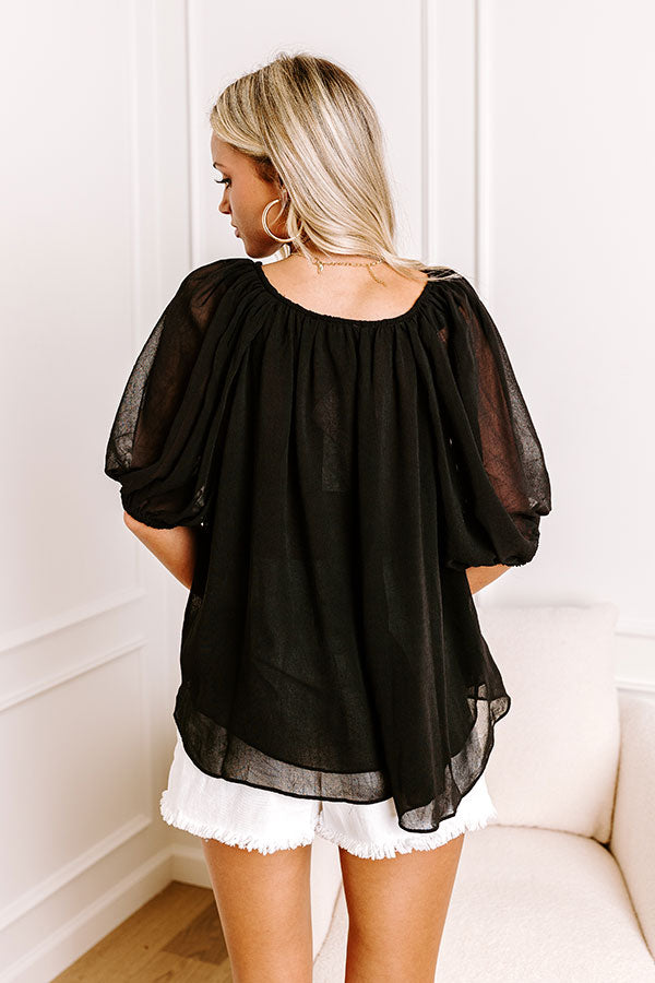 Premium Chiffon Shift Top - Midtown Moment Style