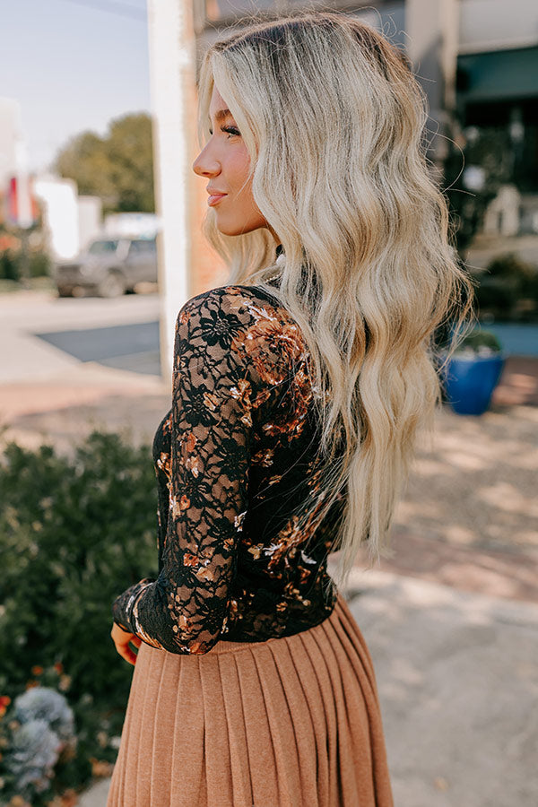 Premium Romantic Floral Lace Top - Ultimate Elegance