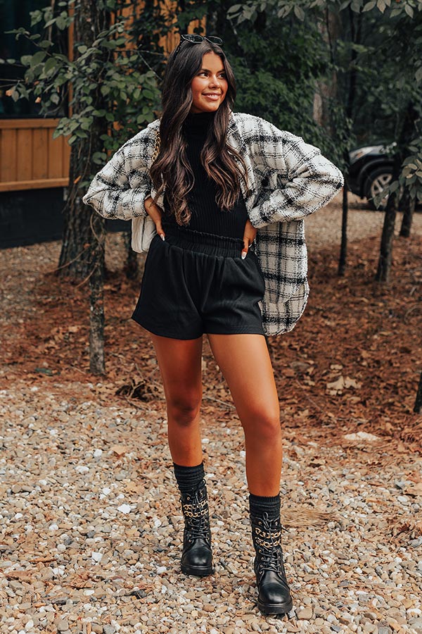 Ultimate Breezy High-Waist Ribbed Shorts
