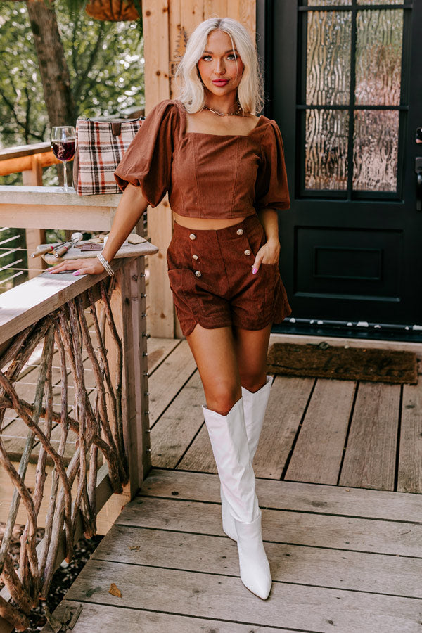 Premium Country Lane Corduroy Top - Ultimate Fall Essential