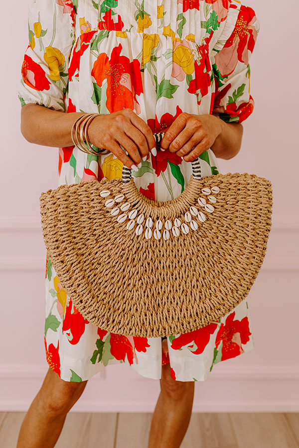 Premium Coastal Glam Woven Straw Tote - Ultimate Beach Companion