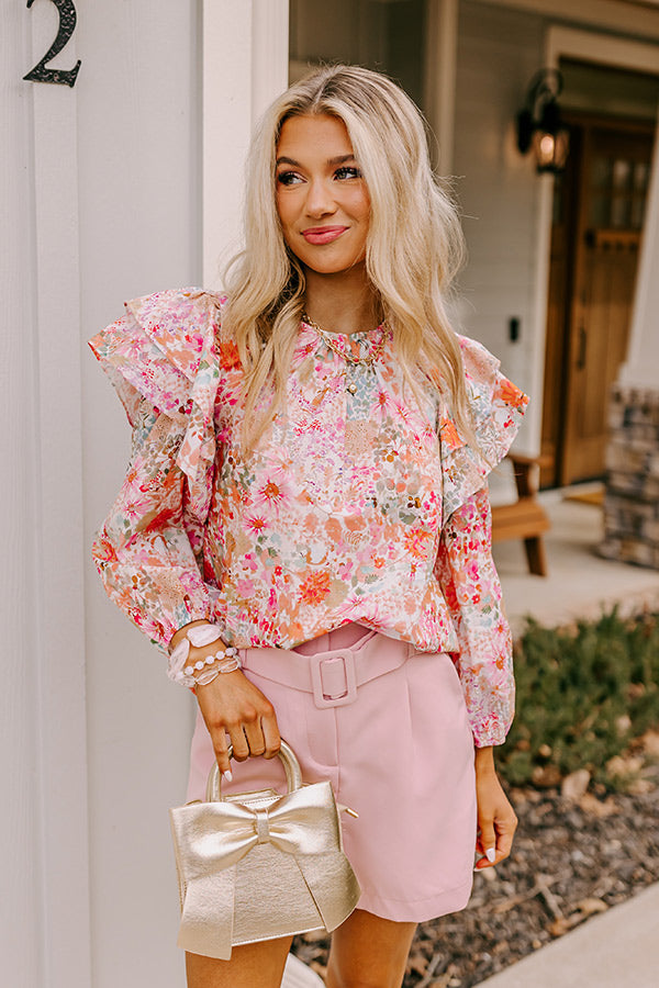 Ultimate Elegance Floral Blouse