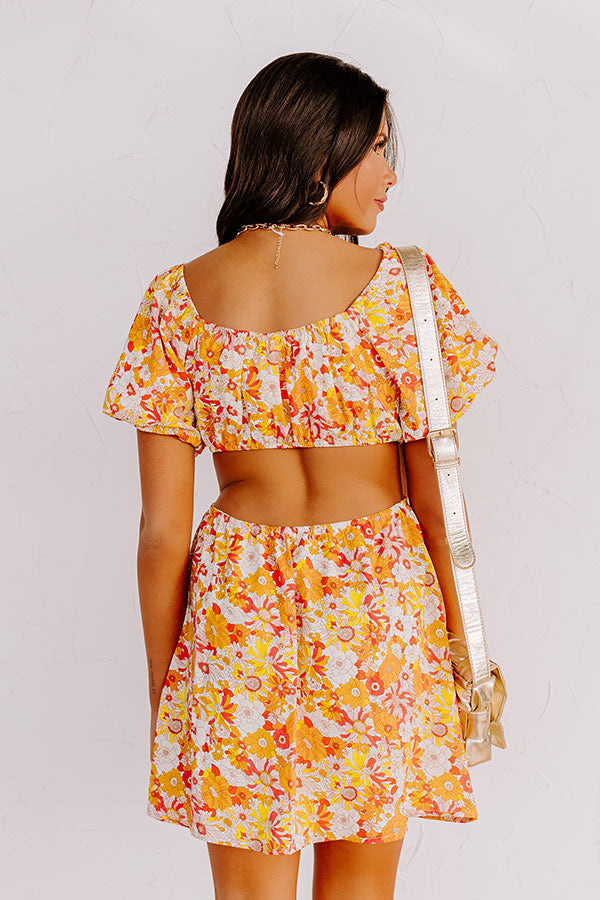 Premium Acapulco Sunshine Cut-Out Dress - Ultimate Summer Style