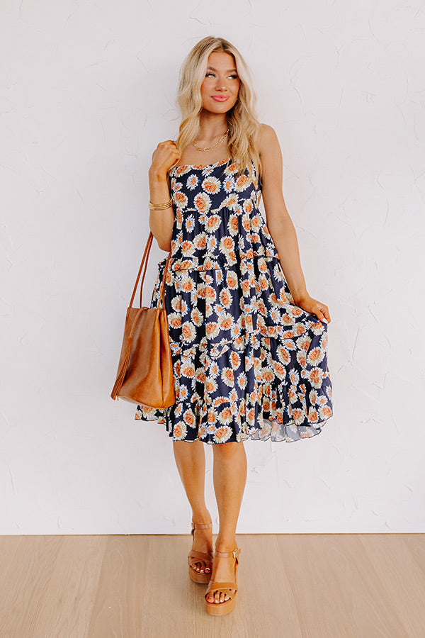 Ultimate Breezy Floral Swing Dress