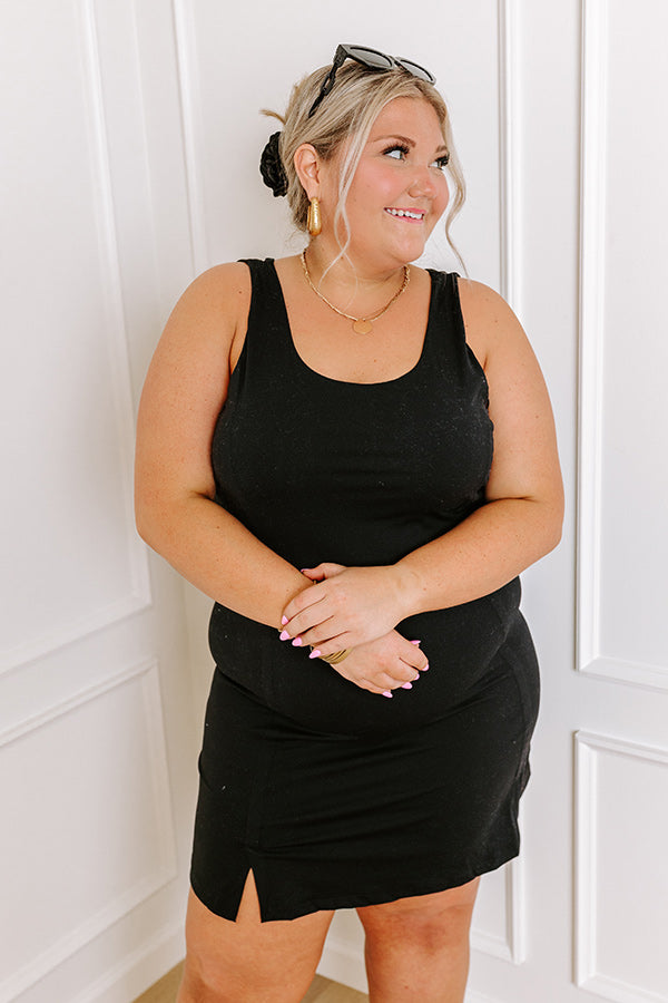 Premium Activewear Dress - Black Curves Edition